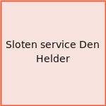 Sloten service Den Helder
